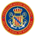 Emblem of the Balearic Islands Naval Sector (SENBAL) Maritime Action Forces (FAM)