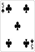 5 of clubs