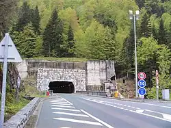 French portal of the Tunnel du Somport