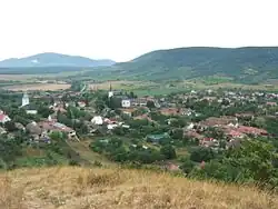 Aerial view of Erdőbénye