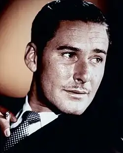 A portrait of Errol Flynn