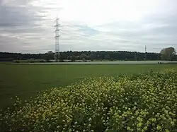 Fields south of Erzhausen, showing a typical South-Hesse countryside during autumn (2005)