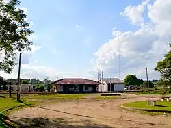 Train station at Empalme Olmos
