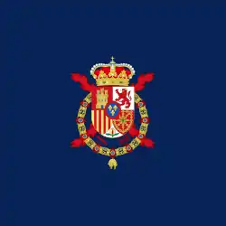 Royal standard of the Prince of Spain (1969–1975)