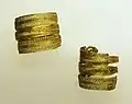 Etruria, goldsmiths of the orientalizing period, 7th century BC, spiral braid holder 01