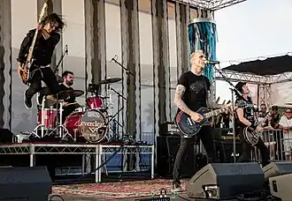 Everclear performing live at the Pier in Hermosa Beach, California in 2017.
