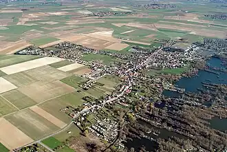 Aerial view of Féchain