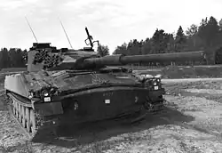 Swedish ikv 91 light assault gun with subtle pike nose.