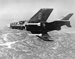 F9F-8 with Sidewinder missiles 1956