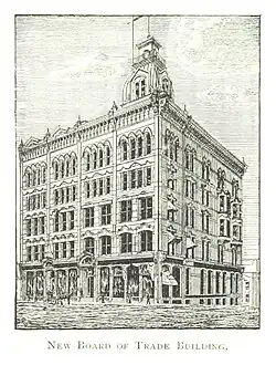 New Board of Commerce Building built in 1880 and demolished in 1940s