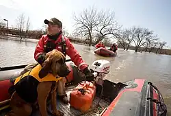 Floatation vest for water rescue