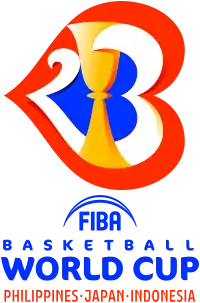 Logo of the 2023 FIBA Basketball World Cup