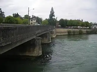 Bridge over the Aube at Arcis-sur-Aube