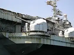 100 mm modèle 64 turret of the aircraft carrier Clemenceau