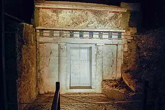 Entrance to the tomb