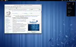 Image 14Fedora 15 (Lovelock), the first release with GNOME 3 and GNOME Shell (May 2011) (from Fedora Linux)