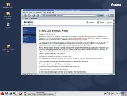 Image 11Fedora Core 1.0, a continuation of Red Hat Linux with GNOME 2.4 (November 2003) (from Fedora Linux)