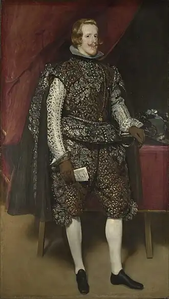 Philip IV in Brown and Silver, Diego Velázquez, 1632