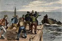 Fenian convicts escape from Fremantle in the 1876 Catalpa rescue.