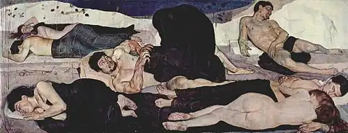 Ferdinand Hodler, The Night, 1889–90 (Museum of Fine Arts Bern)