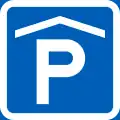 Parking garage (formerly used )