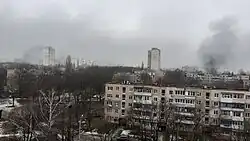 Saltivka after russian shelling in March 2022
