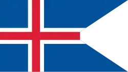 Coast Guard jack of Iceland