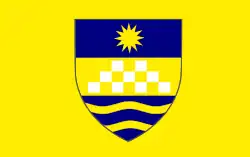 Flag of Karpoš Municipality