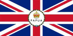 Flag of the lieutenant-governor of Papua (1904–1942)