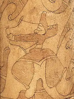 Man hunting, circa 500 BC, Gansu Museum.[245]