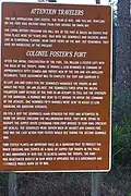 Sign explaining background