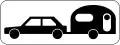 Vehicles towing caravans