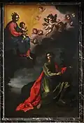 Apparition of Madonna and Child to Saint John
