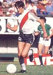 Enzo Francescoli pictured in 1984