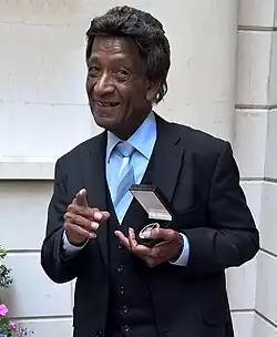 Holder with his Life-Time Achievement Award from The Worshipful Company of Musicians