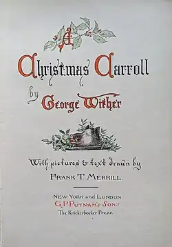 A Christmas Carroll (1907), title page