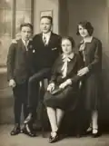 Jozef Májek with siblings – from left, František, Jozef, Helena, Anna.