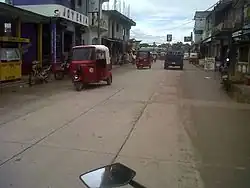 A street in the city