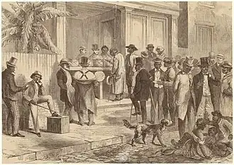 Image 2Freedmen voting in New Orleans, 1867 (from Civil rights movement (1865–1896))