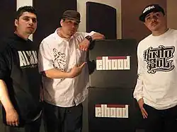 From left to right - DJ Payback, Skribe and El Chivo