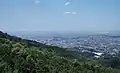 A view of Fukuoka city from Katae Observation deck