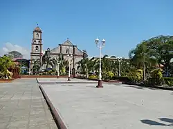 Town plaza overlooking Sts. Peter & Paul Parish Church