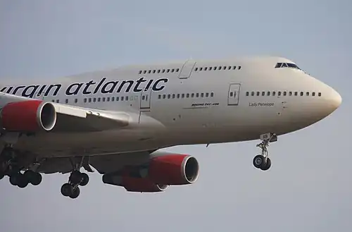 Detail of G-VFAB in 2013