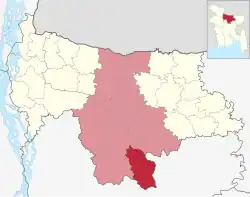 Location of Gafargaon