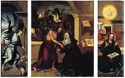 Garcia Fernandes, Triptych of the Apparition of Christ to the Virgin, 1531, 98,5 x 123,5 cm