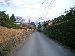 At street side in Hagi, Yamaguchi.