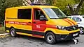 Volkswagen Crafter of the emergency gas service in Izmail, Ukraine