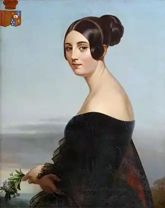 Ursule Ida de Finguerlin de Bischingen (1805–1846), Mrs. Thomas Strickland Standish of Sizergh