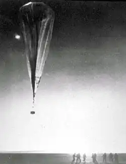 High Altitude Balloons were used in Operation Fitzwilliam