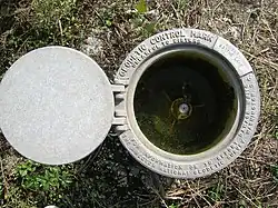 Image 47Geodetic control mark (from Geodesy)